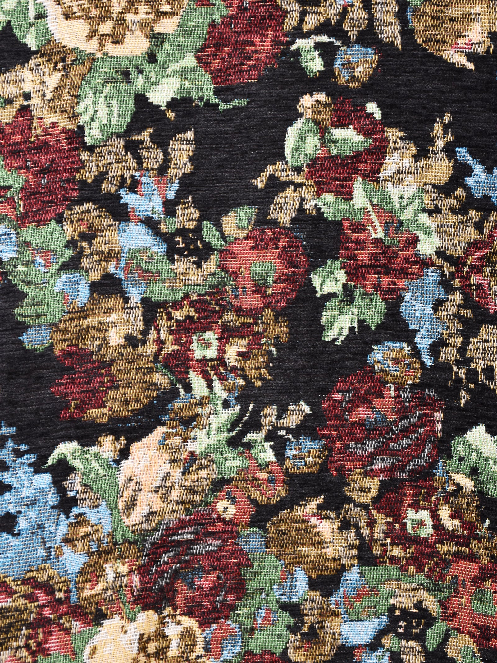 2色展開】Meridian 花柄 クロップド ゴブラン織りジャケット – 古着屋