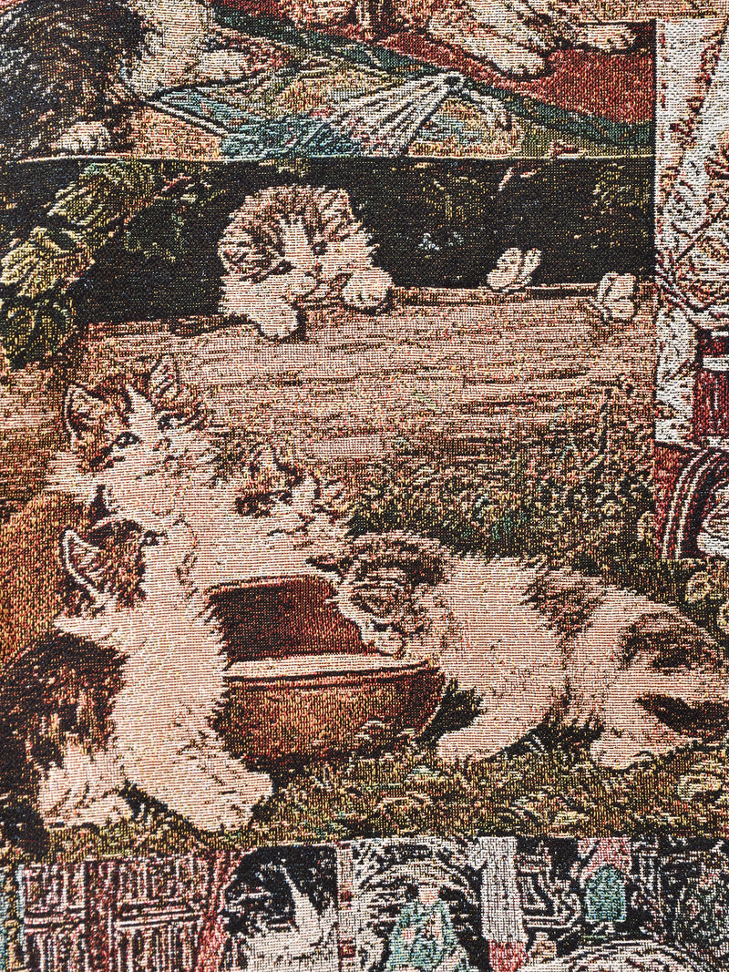 Meridian アニマル ネコ柄 ゴブラン織り ジャケット – 古着屋Top of