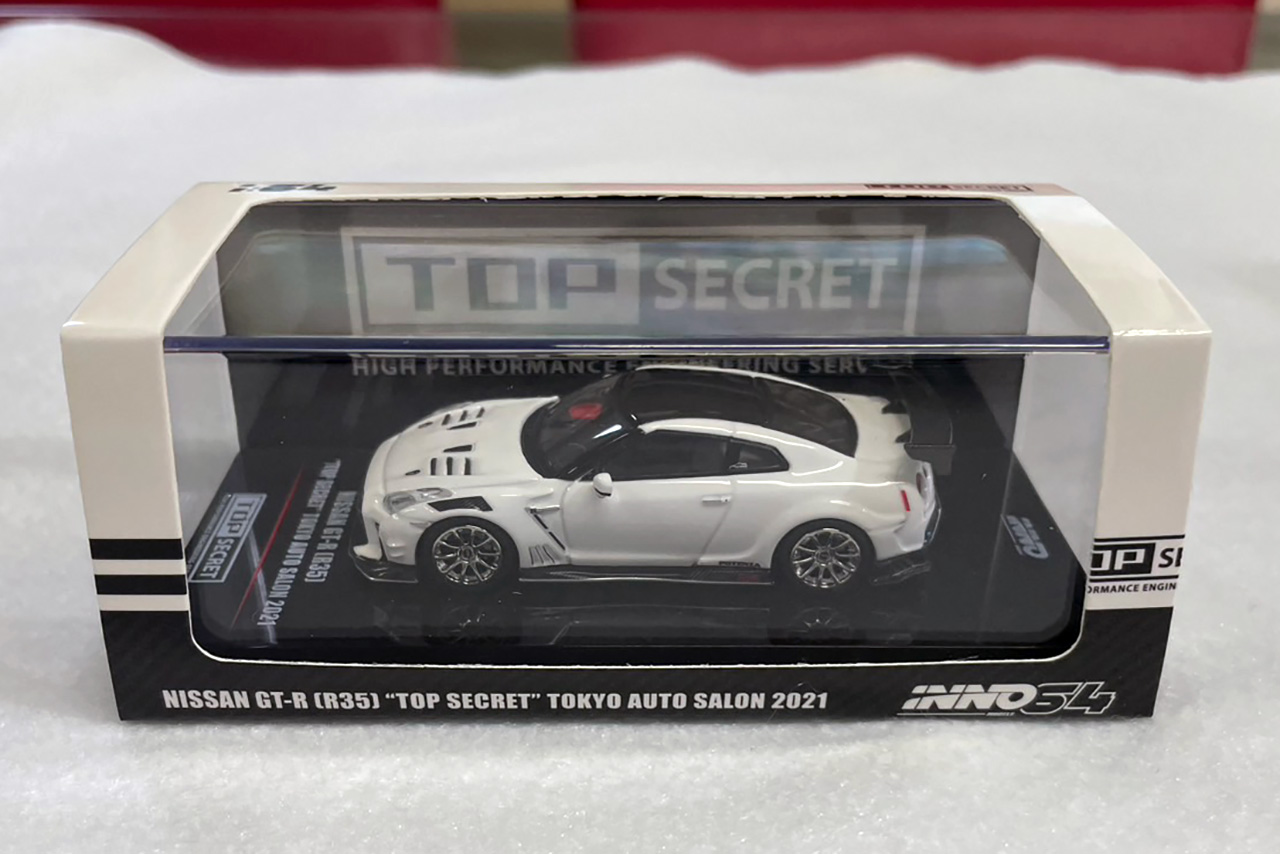 1/64 INNO MODELS R35GT-R TOP SECRET 東京オートサロン2021 ホワイト