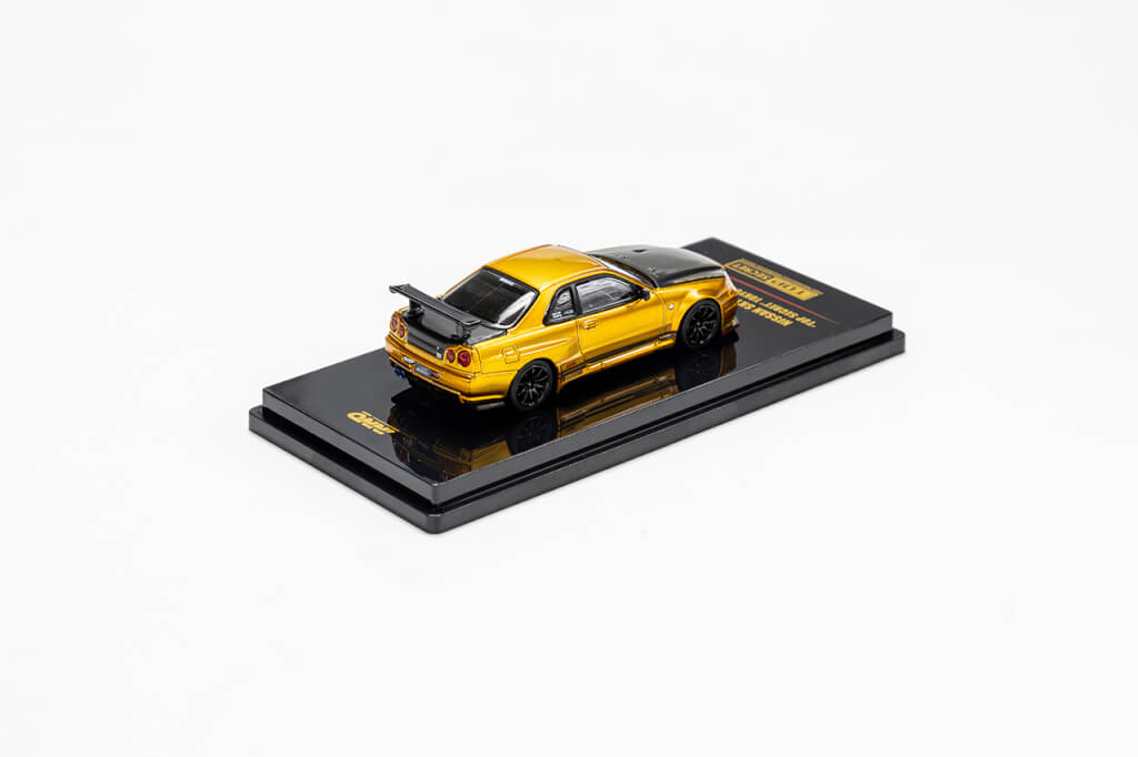 1/64 INNO MODELS R34GT-R TOP SECRET 東京オートサロン2024 ゴールド
