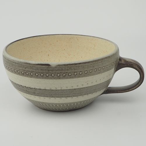 小石原焼 鶴見窯元 スープカップ マットグレーの通販情報 - 作家・窯元