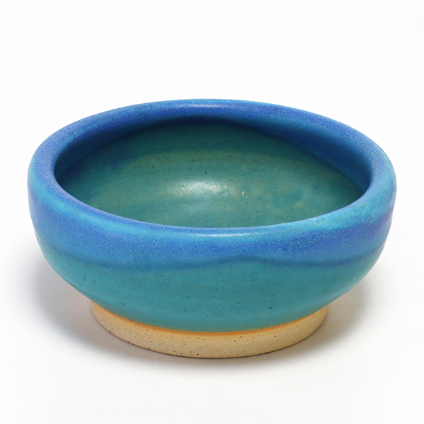 うるま陶器 小鉢 やちむん ブルー ボウル 作家 陶芸 和食器 焼き物