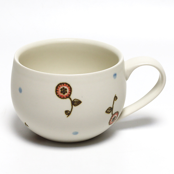 高間智子 花模様ぐい呑 カップ ② 高間智子 花模様ぐい呑 カップ ② 高