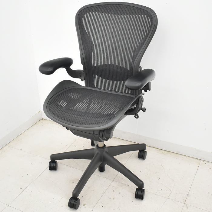 中古】ハーマンミラー アーロンチェア Bサイズ フル装備 ランバー