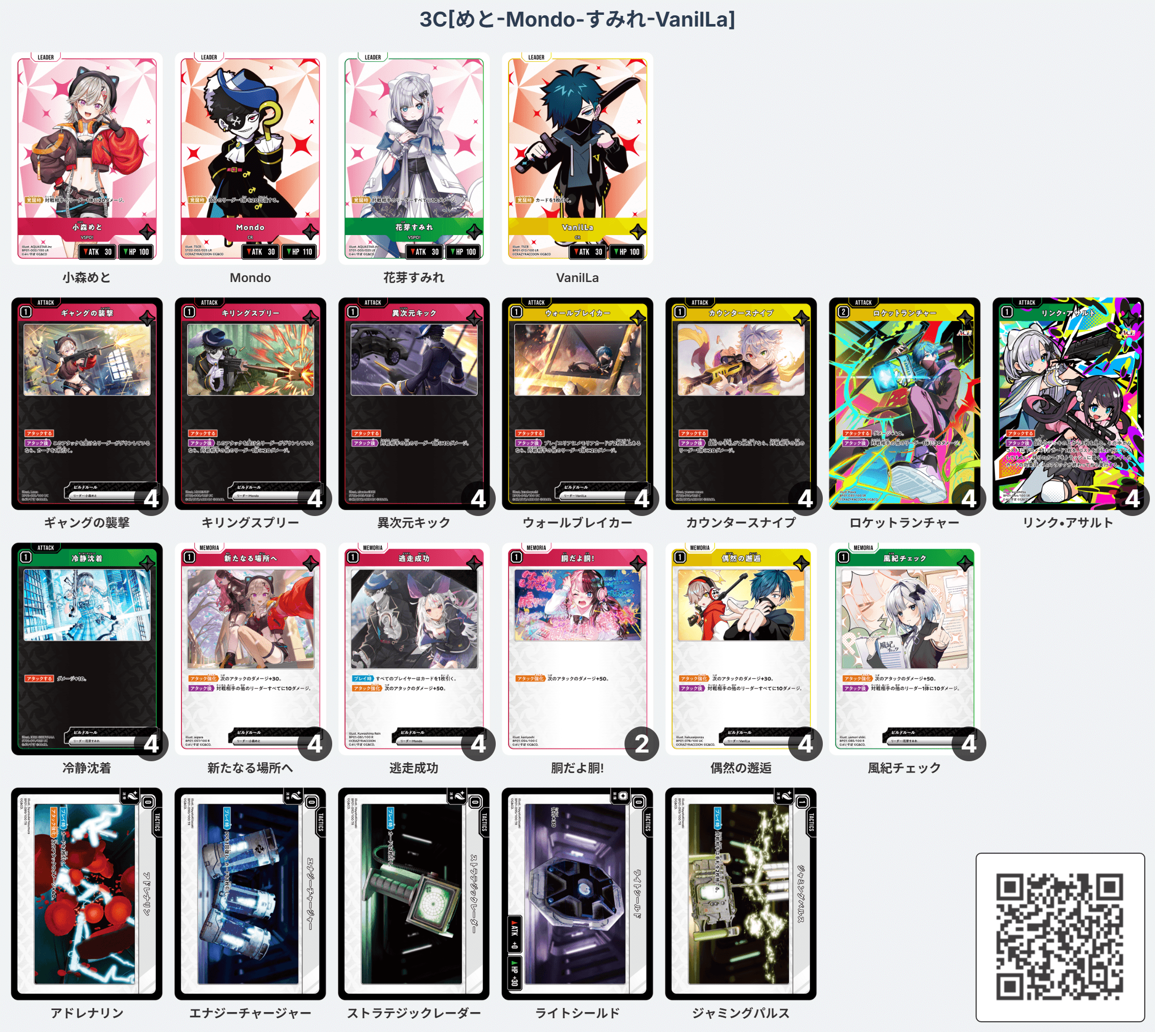クロスタ】小森めとのデッキ紹介と使い方｜評価【クロススターズ