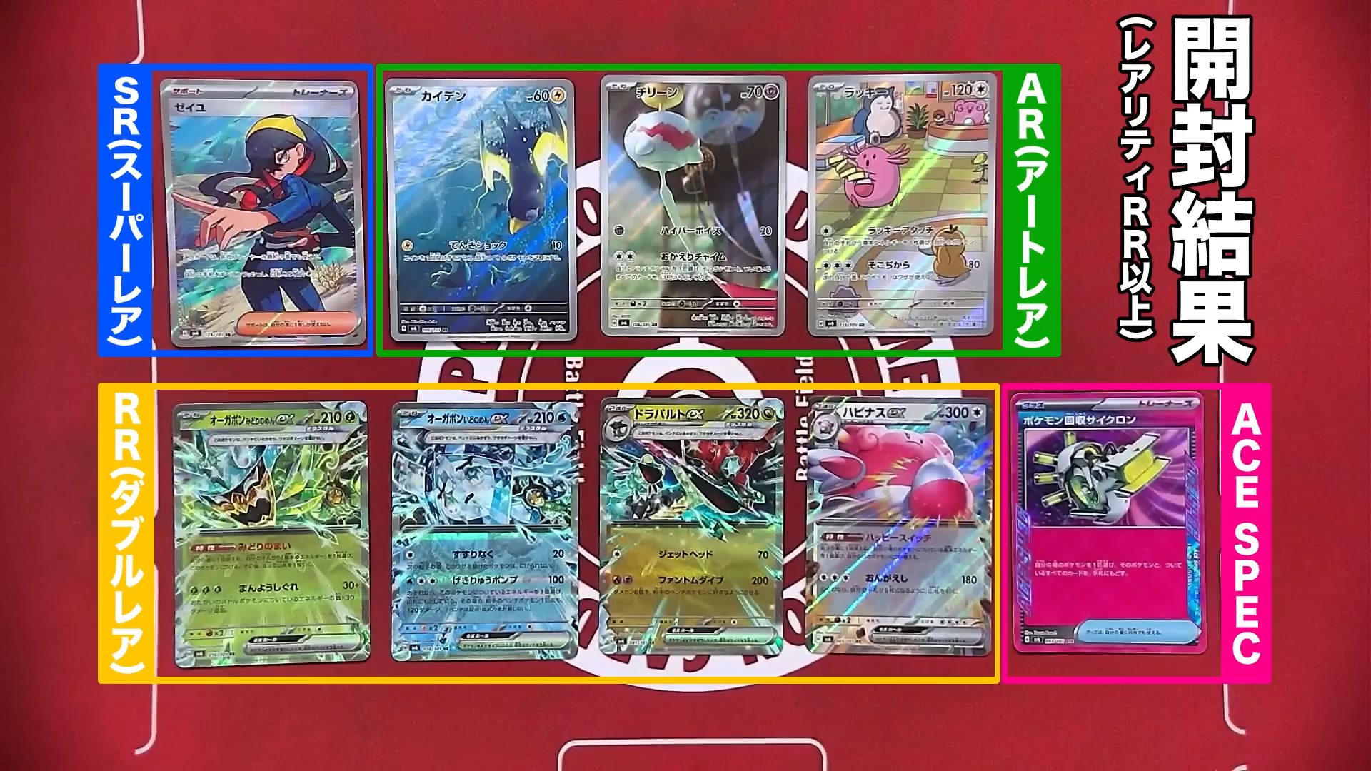 変幻の仮面当たりカード/買取価格/BOX相場/封入率【UR/SAR/SR/AR/RR