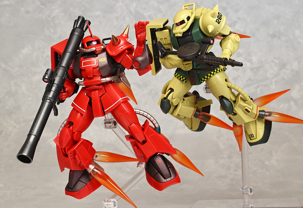 とろ＋ひまつぶし | ROBOT魂[SIDE MS]：MS-06R-1 高機動型ザク初期型