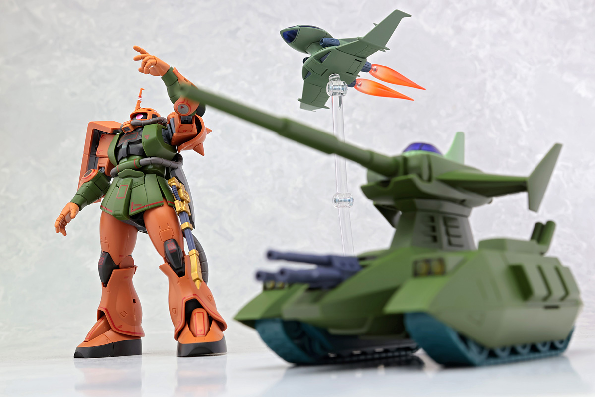 とろ＋ひまつぶし | ROBOT魂[SIDE MS]：MS-06FS ガルマ専用ザクll＆