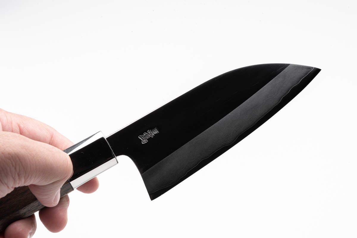 八角胡桃柄 銀三ステンレス 出刃包丁 両刃 – 土佐打刃物黒鳥