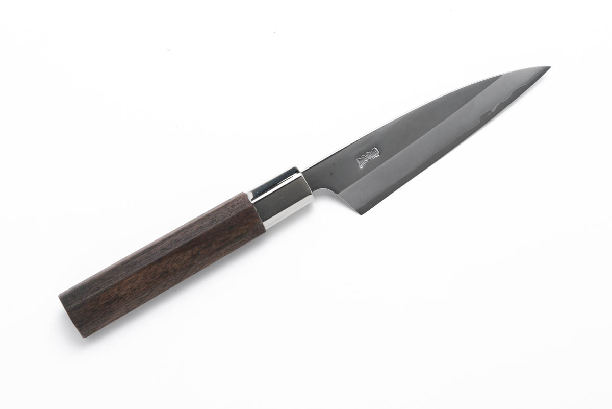 八角胡桃柄 銀三ステンレス 魚さき包丁 – 土佐打刃物黒鳥