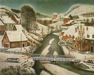 岡鹿之助が描いた雪、広重が描いた雪: 雑感ノート mako