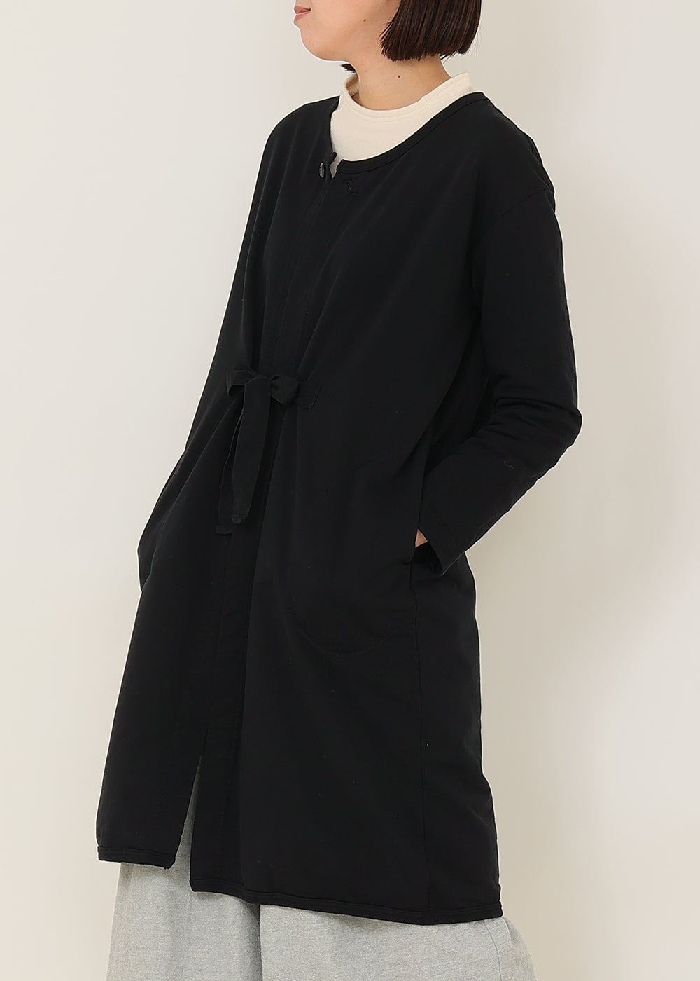 ハイゲージ裏毛 ロングカーデ│to touch