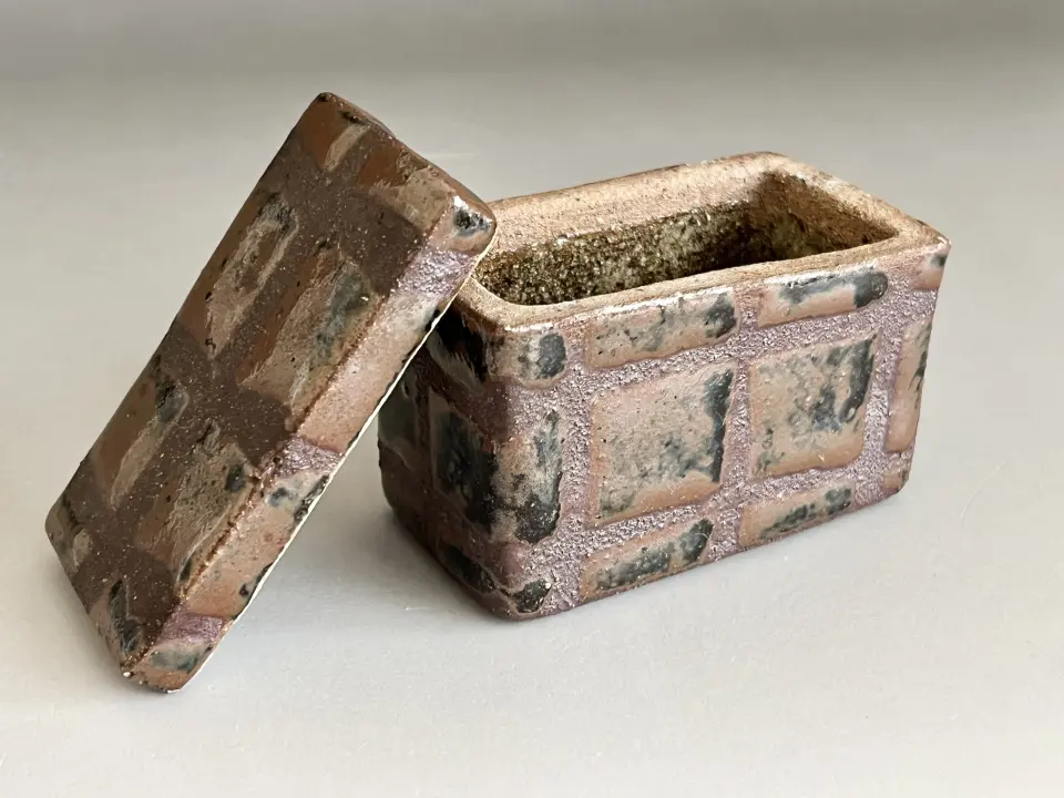 館林源右衛門 源右衛門窯 染付 章魚唐草 松竹梅見込 長角皿 五客 銘々