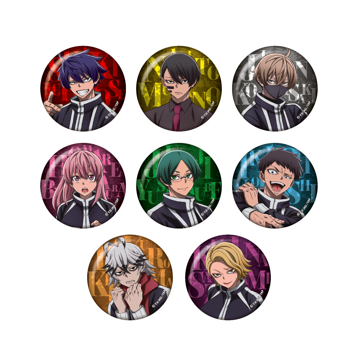 桃源暗鬼 トレーディング缶バッジコレクションvol.1 全8種（単品）｜TV