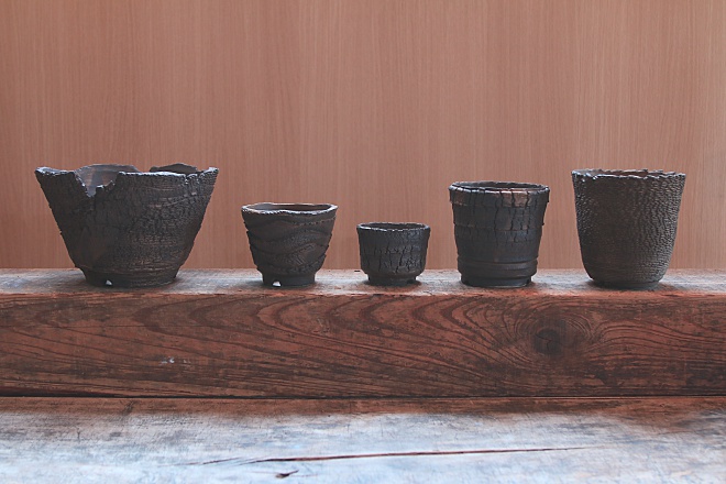 炸裂文鉢シリーズ ～大地の鼓動～ | 益子焼窯元よこやま