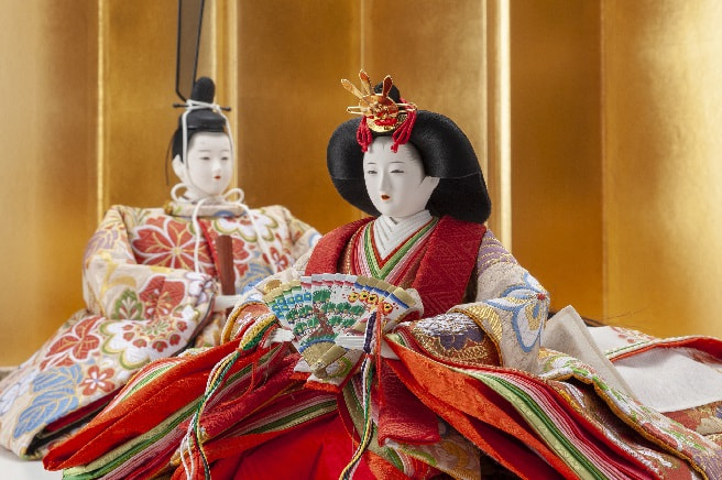 ガラス雛人形特大サイズ展示品