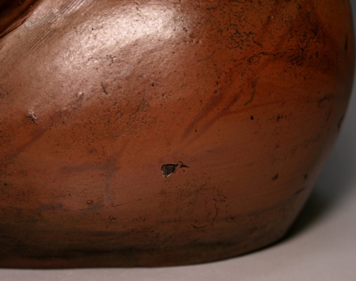 古備前 大黒布袋置物 桂 又三郎 鑑定箱