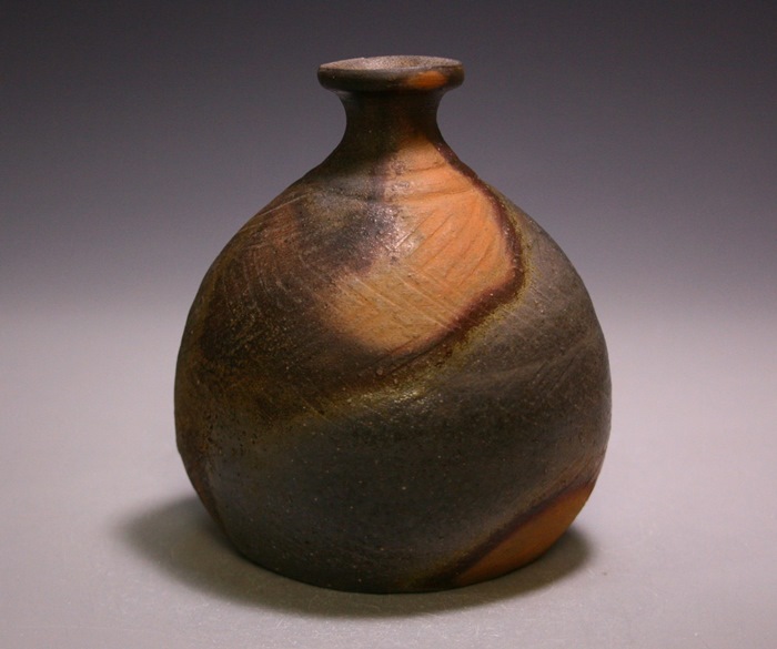 金重陶陽 備前扁壷徳利 各共箱