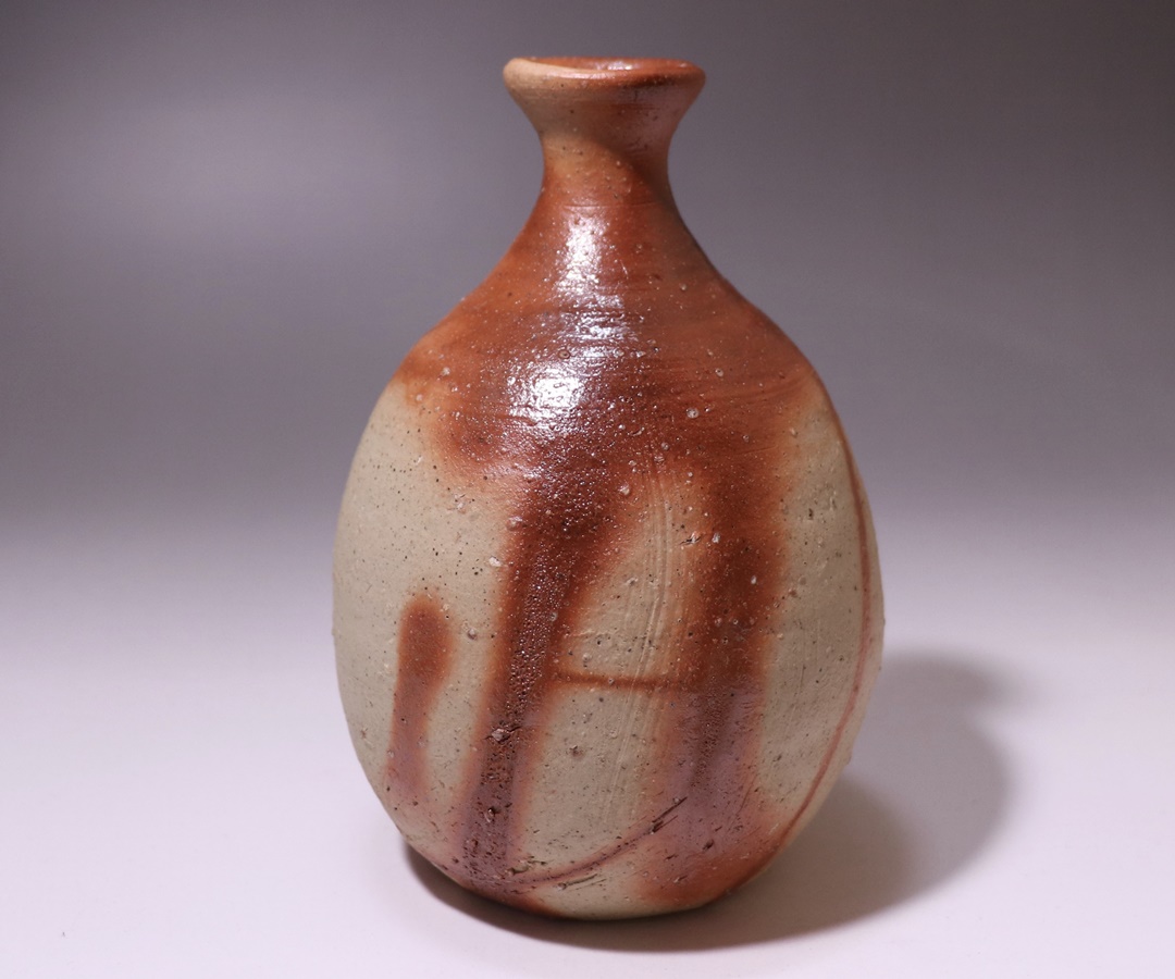 金重素山 作 「備前緋襷ぐい呑」 ～備前焼専門卸小売店 川口陶楽苑～