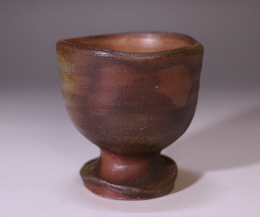 吉本 正 作 「備前馬上杯」 ～備前焼専門卸小売店 川口陶楽苑～