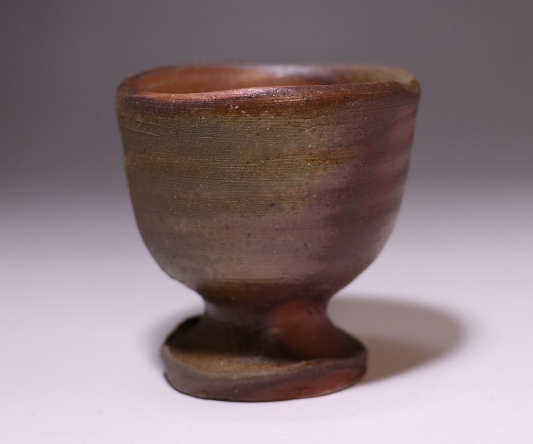 吉本 正 作 「備前馬上杯」 ～備前焼専門卸小売店 川口陶楽苑～