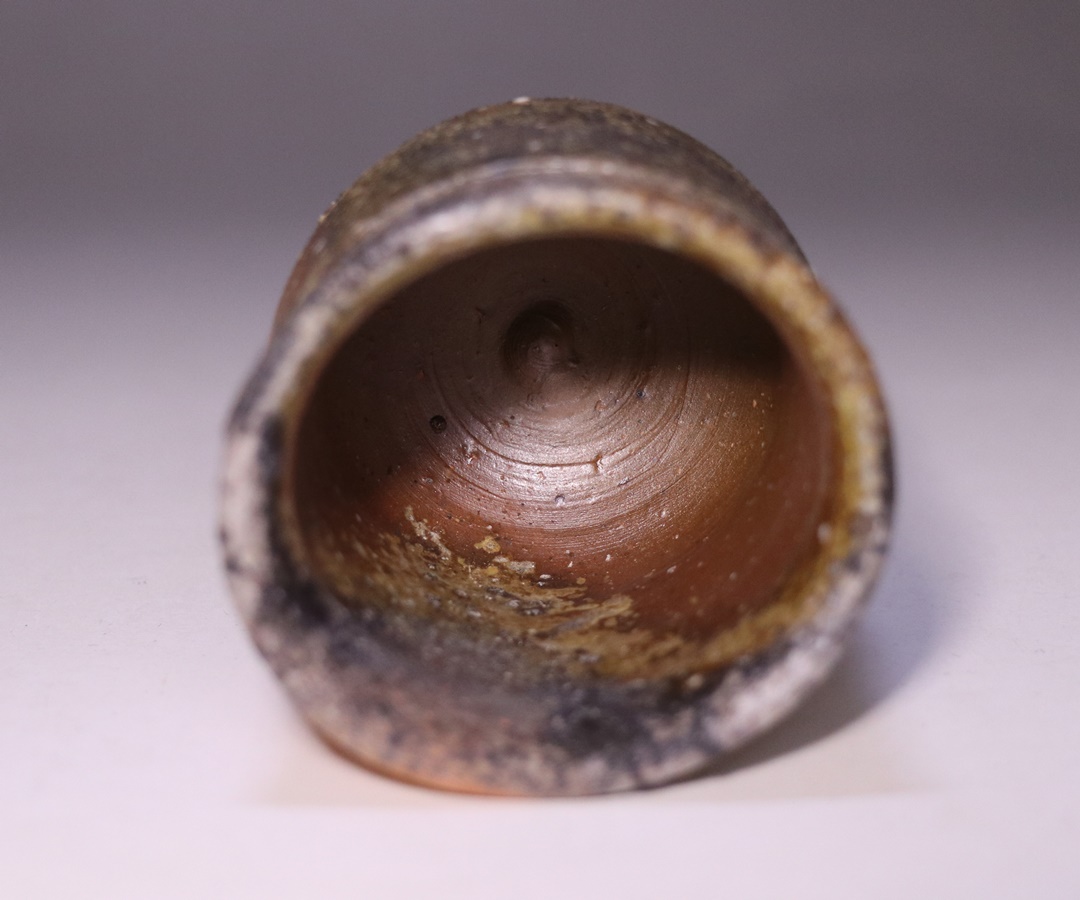 伊勢崎 淳 作 「備前窯変酒呑」 ～備前焼専門卸小売店 川口陶楽苑～