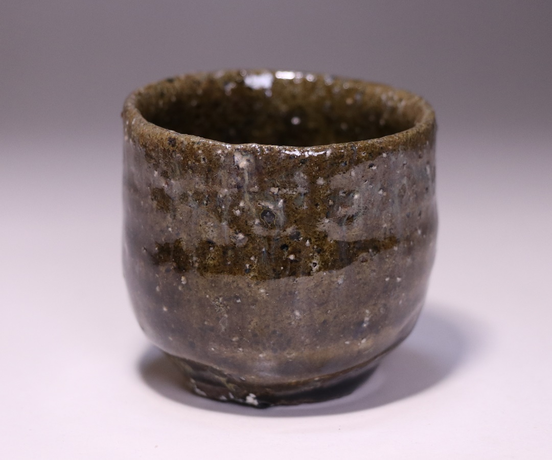 高力芳照 作 「備前黒酒呑」 ～備前焼専門卸小売店 川口陶楽苑～