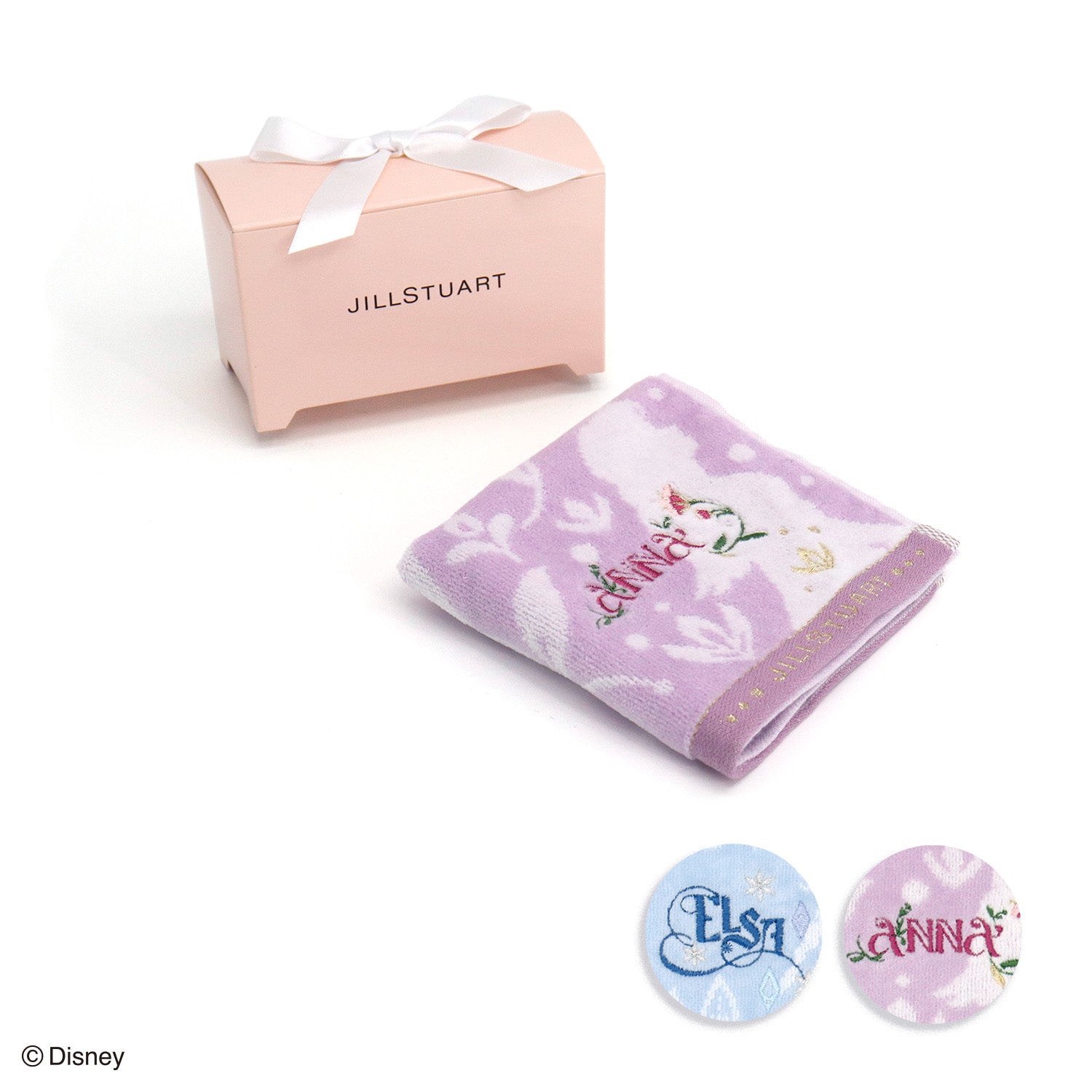 アナと雪の女王』リボンBOX入り エレガント JILLSTUART タオルハンカチ