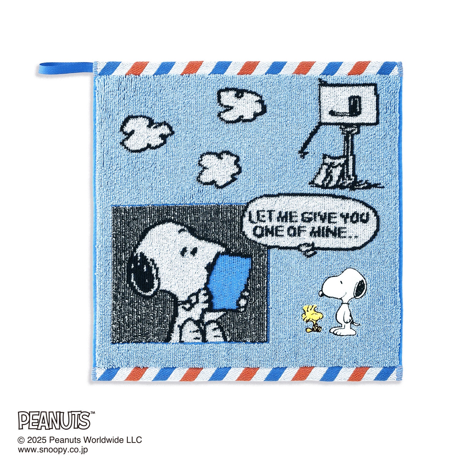 PEANUTS』 スヌーピー レター ループ付ウォッシュタオル – タオル