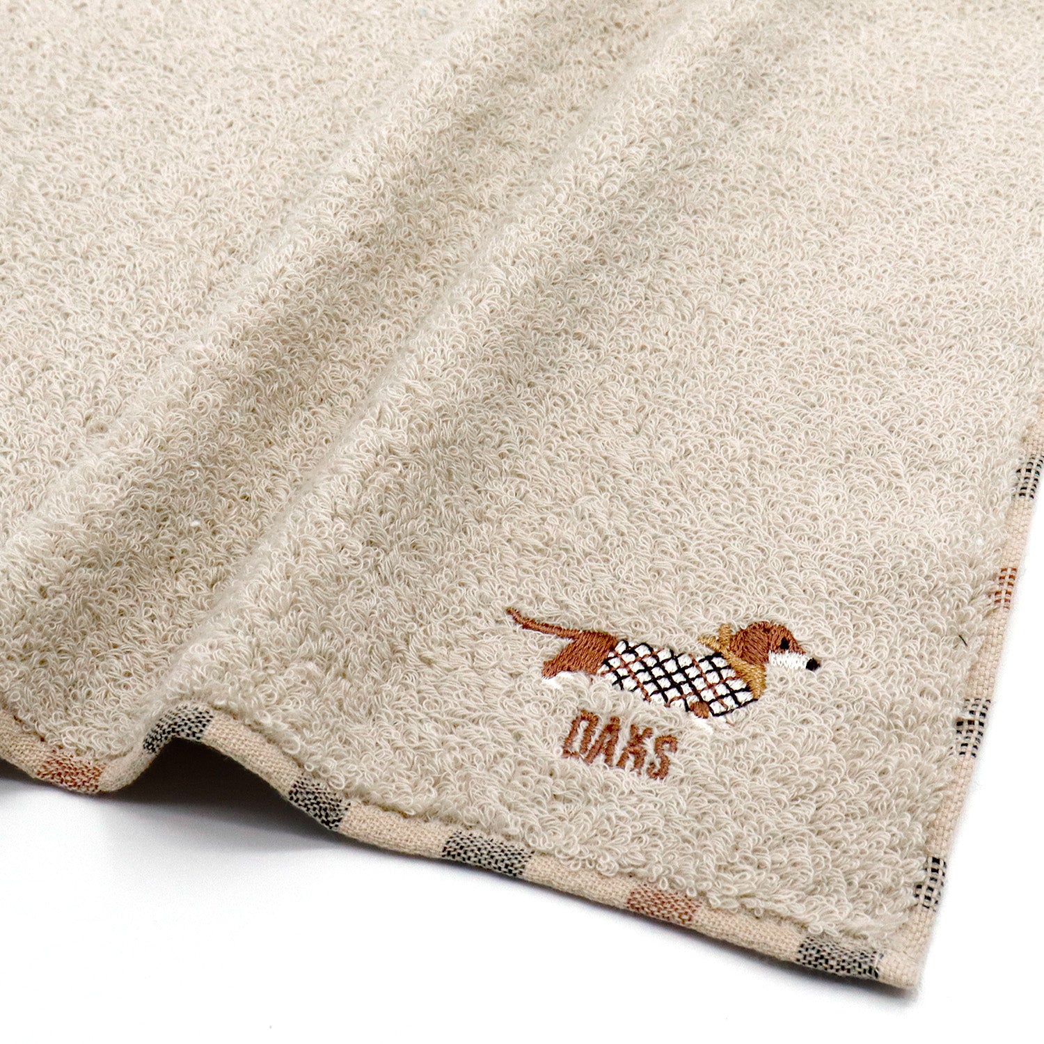 DAKS』ハウスチェックドッグ タオルハンカチ – タオル美術館公式