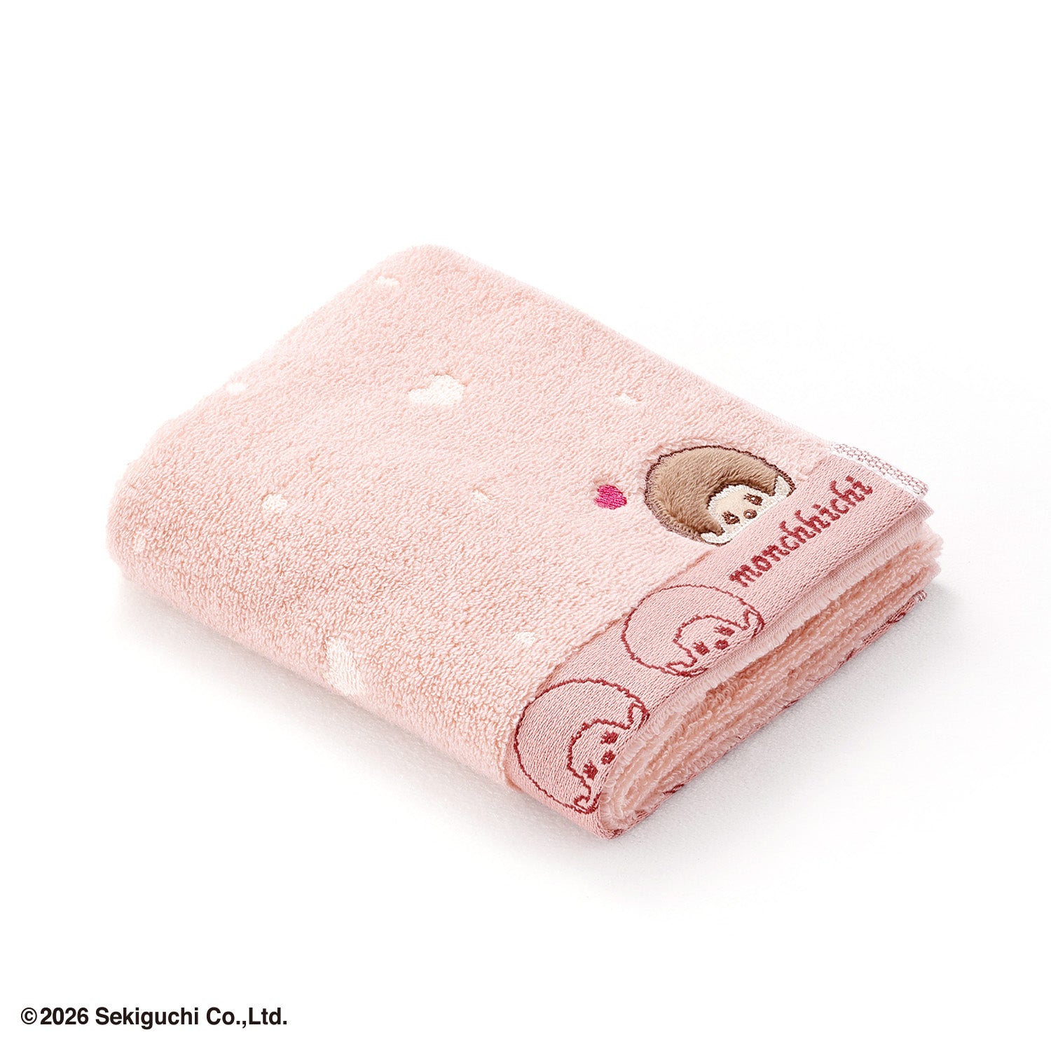 モンチッチ』ドットハート フェイスタオル – タオル美術館公式