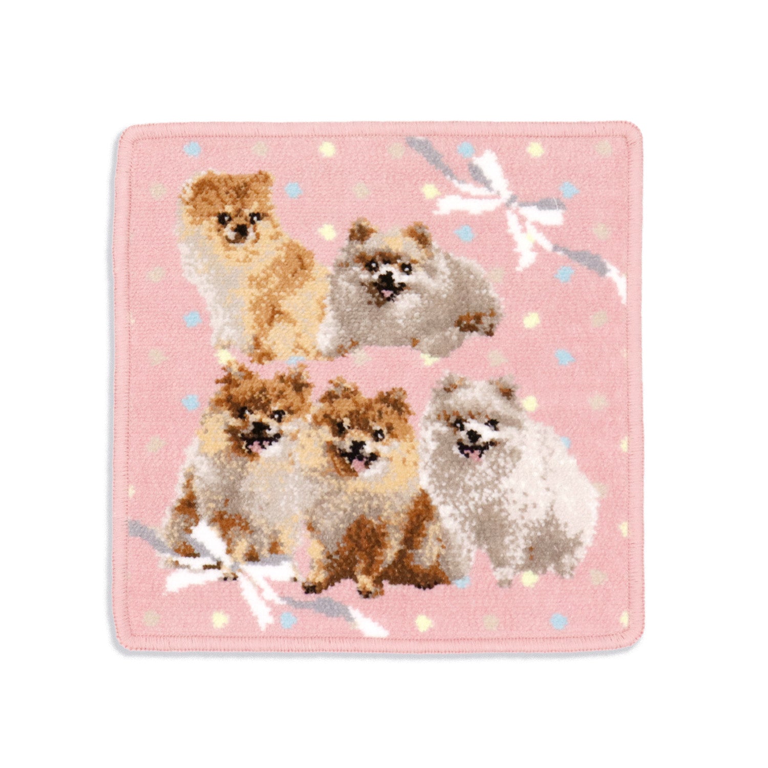 cococi wanko』ポメラニアン シェニール織タオルハンカチ – タオル