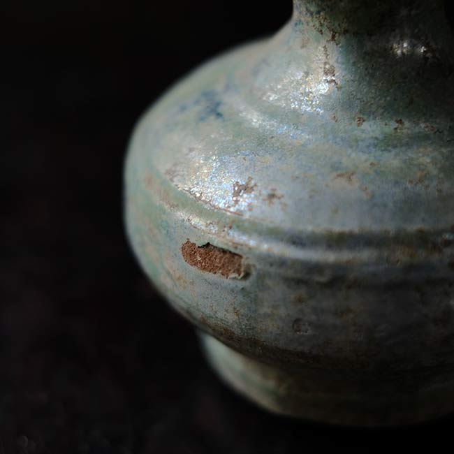 銀化した漢の緑釉の壺 – zakka store towi