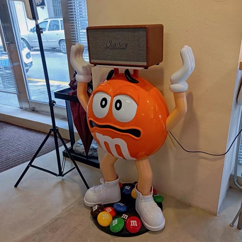 Toy・Cargo| m&m's Store Display Figure – Orange | Toy・Cargo