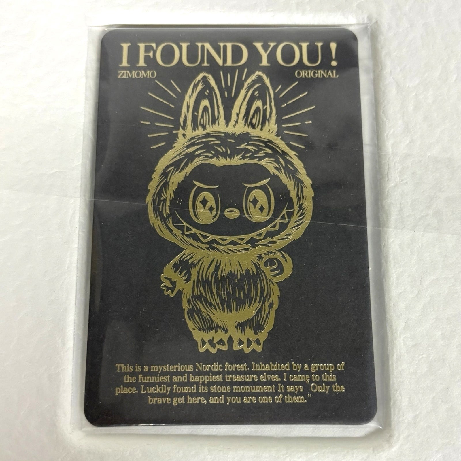 Pop Mart The Monsters ZIMOMO I Found You Vinyl Doll & Tote Bag