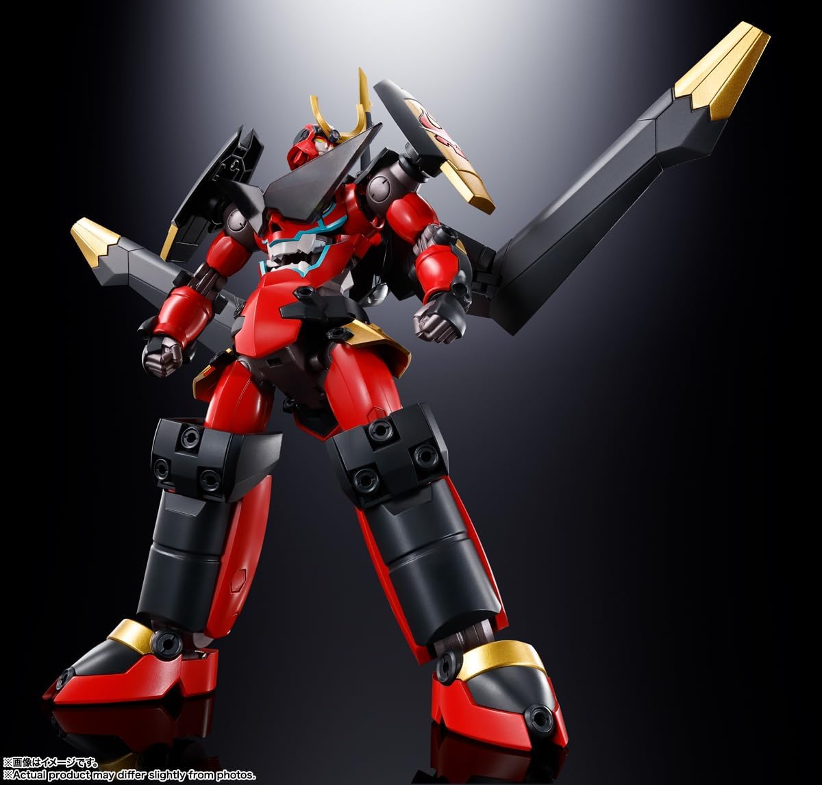 Bandai Soul of Chogokin GX-107 Gurren Lagann and Giga Drill Set Action