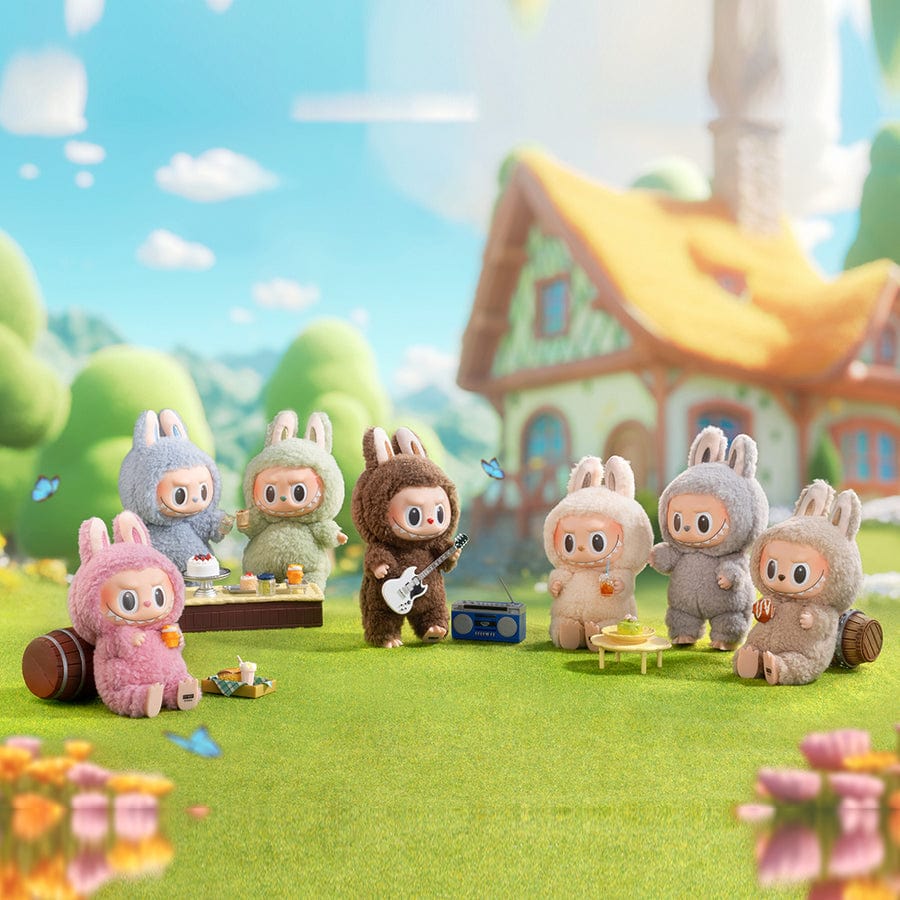 Labubu V1 The Monsters Exciting Macaron Series Plush Pendant Blind