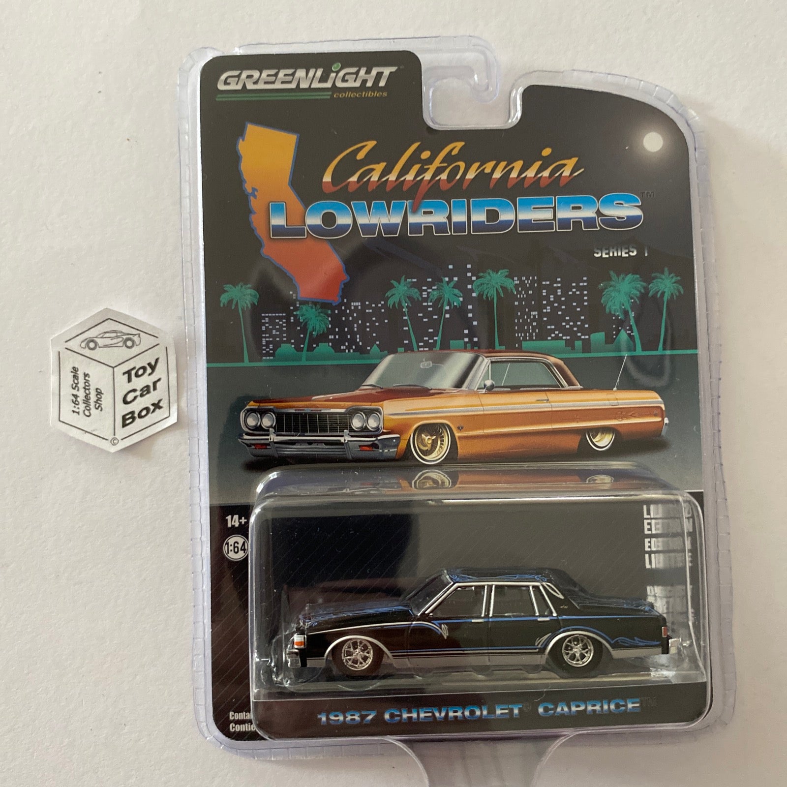 GREENLIGHT - 1987 Chevrolet Caprice (Blue - California Lowriders