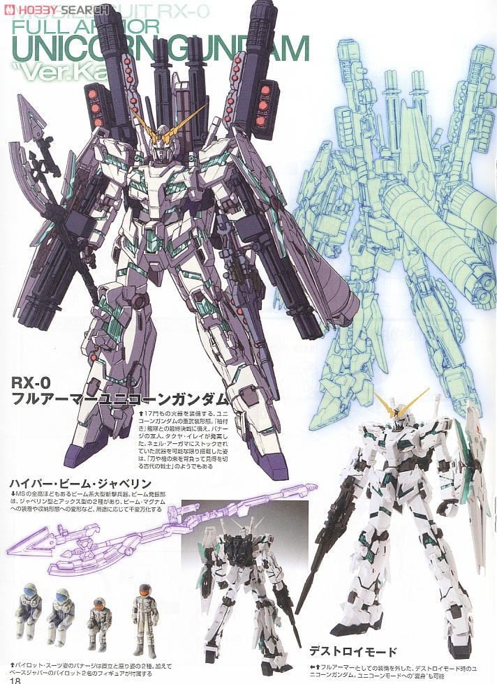 ガンプラ】MG 1/100『RX-0 フルアーマーユニコーンガンダムVer.Ka