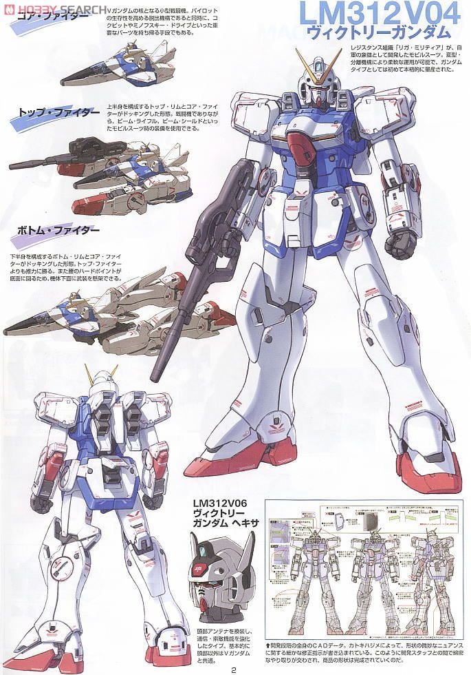 ガンプラ】MG 1/100『LM312V04 Vガンダム Ver.Ka』機動戦士Vガンダム