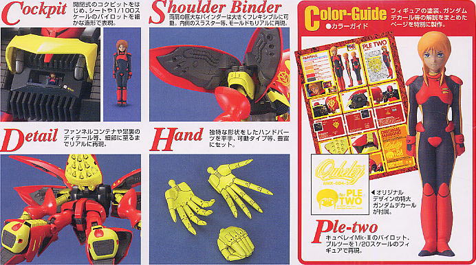 ガンプラ】MG 1/100『キュベレイMk-II（プルツー専用機）』機動戦士