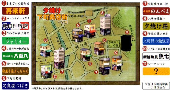 夕焼け下町商店街