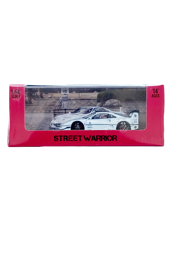 EXCLUSIVES Street Warrior LBWK F40 - White (Scale 1:64)– Toys