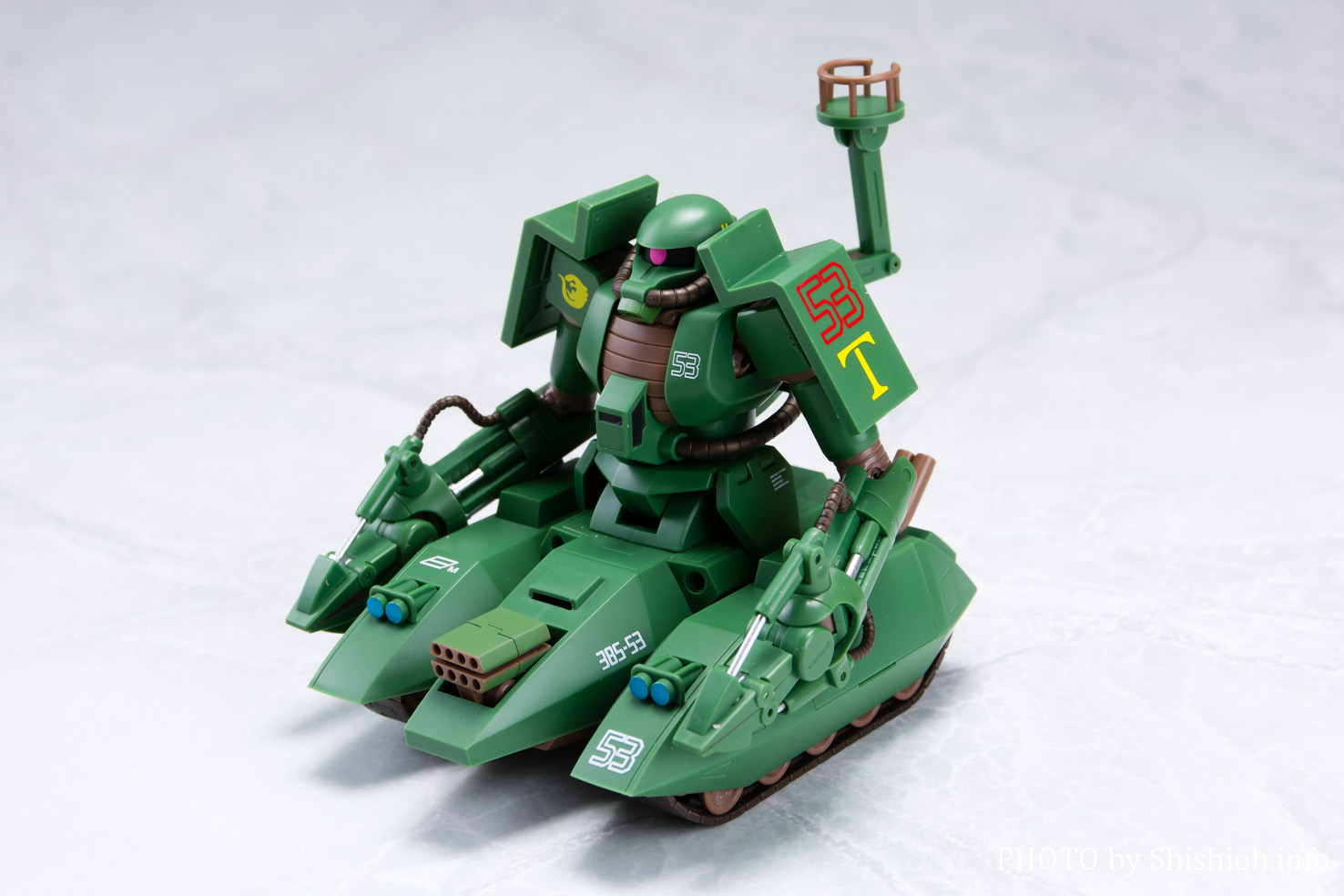 レビュー】ROBOT魂 ＜SIDE MS＞ MS-06V-6 ザクタンク (グリーン