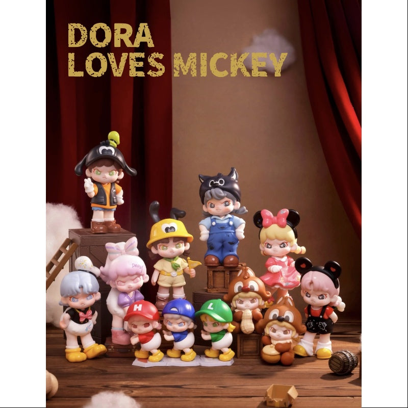 Disney DORA Loves Mickey Series Whole Set Opened – TOYSEZ