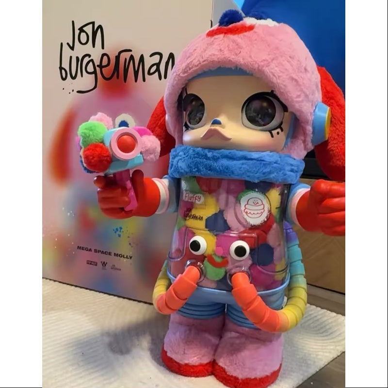 MEGA SPACE MOLLY 1000% Jon Burgerman 2025 Limited Edition – TOYSEZ
