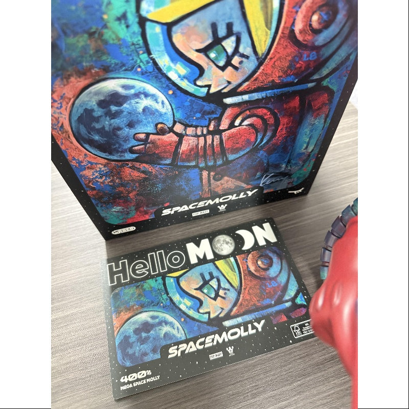MEGA SPACE MOLLY 400% Hello Moon 2025 Limited Edition – TOYSEZ
