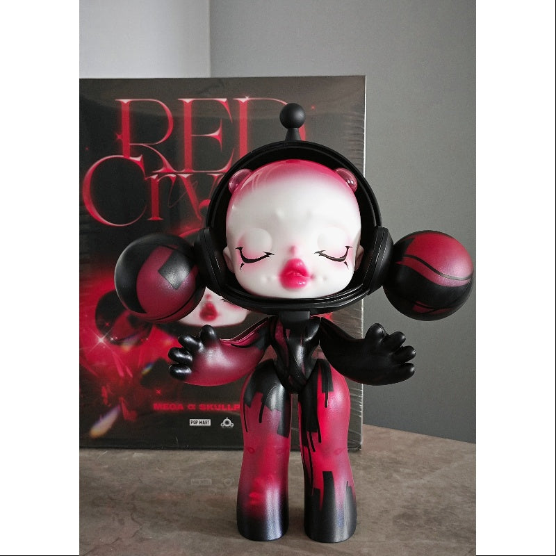 MEGA α SKULLPANDA Red Crystal 400% 2025 Limited Edition – TOYSEZ