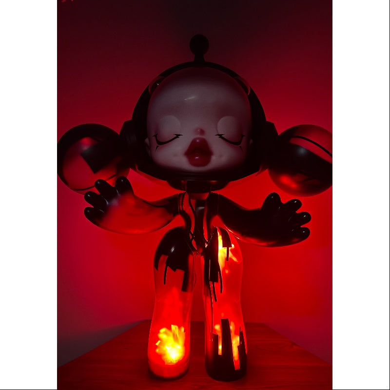 MEGA α SKULLPANDA Red Crystal 1000% 2025 Limited Edition – TOYSEZ