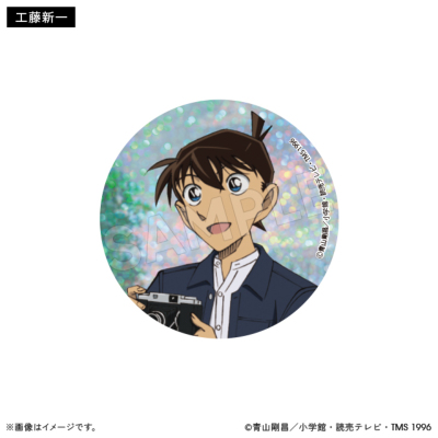 名探偵コナン ブラインドホロ缶バッジ メモリアル/カメラver.(全6種